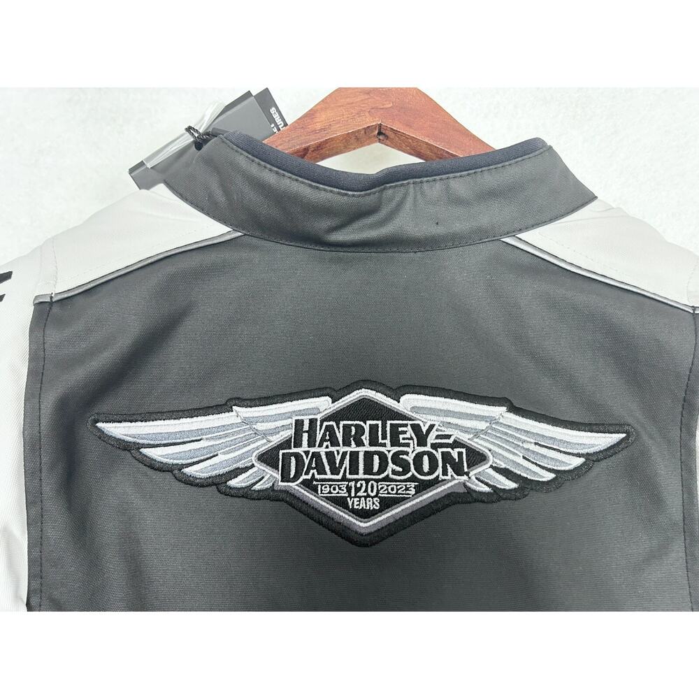 Harley-Davidson 120th Anniversary 97172-23VW Imprint Riding Jacket Womens US XL - Picture 4 of 10